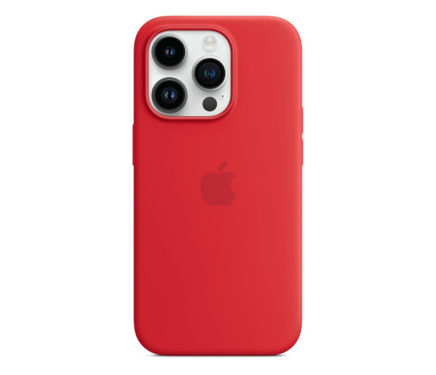 APPLE do iPhone 14 Pro Max Silicone Case with MagSafe - (PRODUCT)RED - 1071023 - zdjęcie
